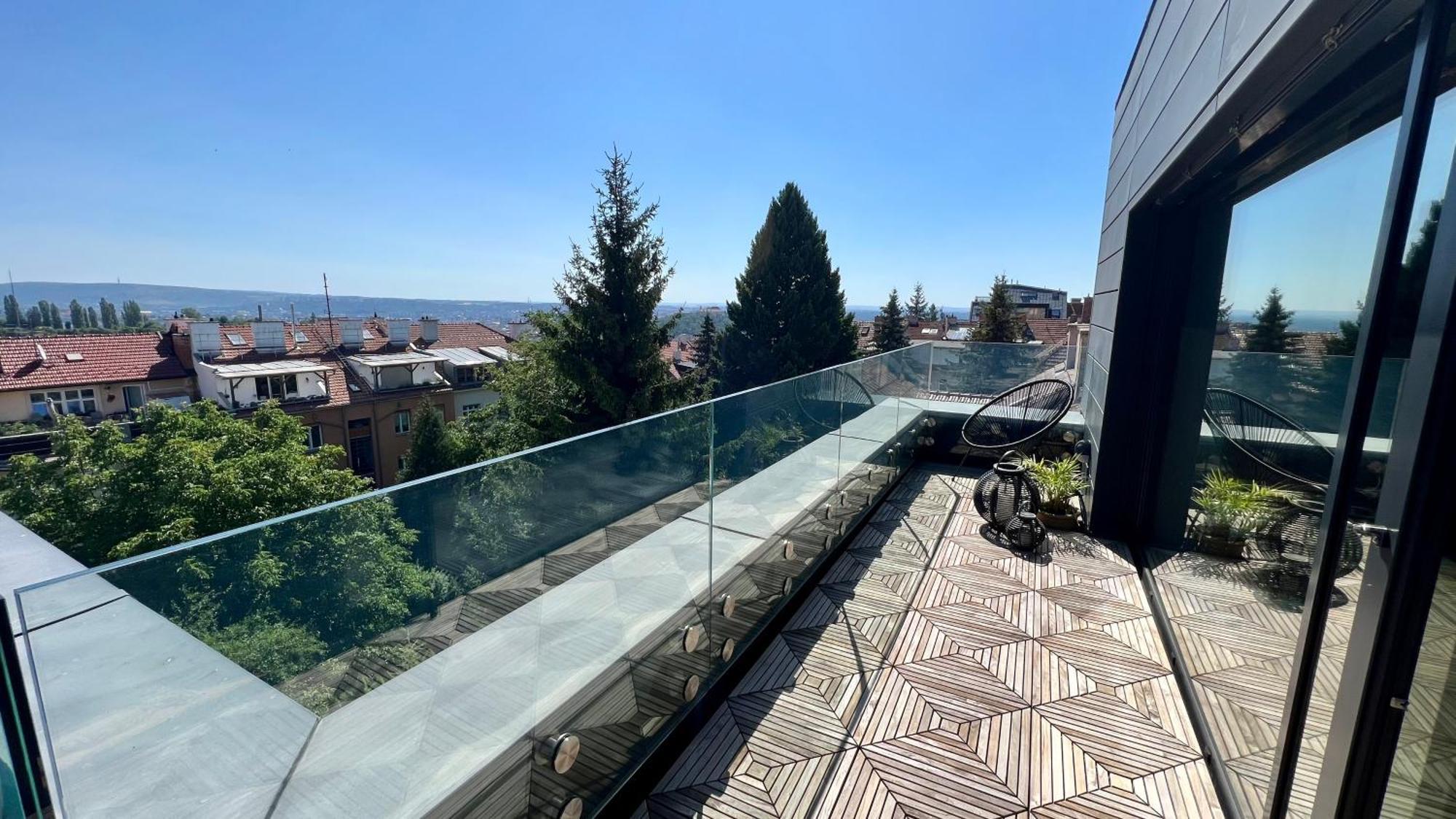 Apartman Se Saunou A Terasou S Vyhledem Na Brno Zewnętrze zdjęcie