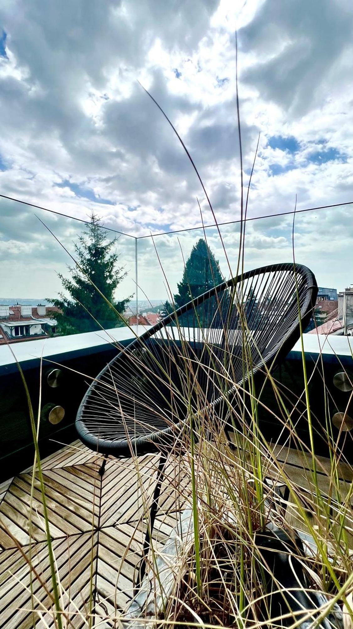 Apartman Se Saunou A Terasou S Vyhledem Na Brno Zewnętrze zdjęcie